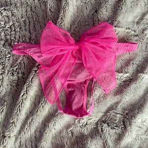 Valentines day Victorias Secret Pink Bow lingerie